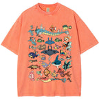 Fish Water Pokemon Retro Collage Vintage T-Shirt | Pokemon Anime