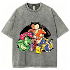 The Original Pok¡§|mon Unisex Vintage Washed Tee