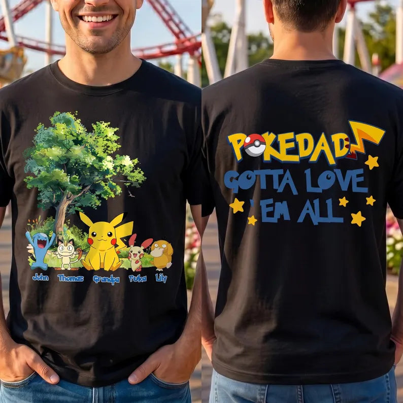 Custom Pok¡§| Dad Shirt