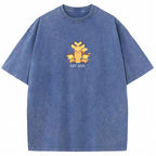 Cute Parent & Kid Pikachu Vintage Washed T-Shirt