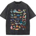 Fish Water Pokemon Retro Collage Vintage T-Shirt | Pokemon Anime