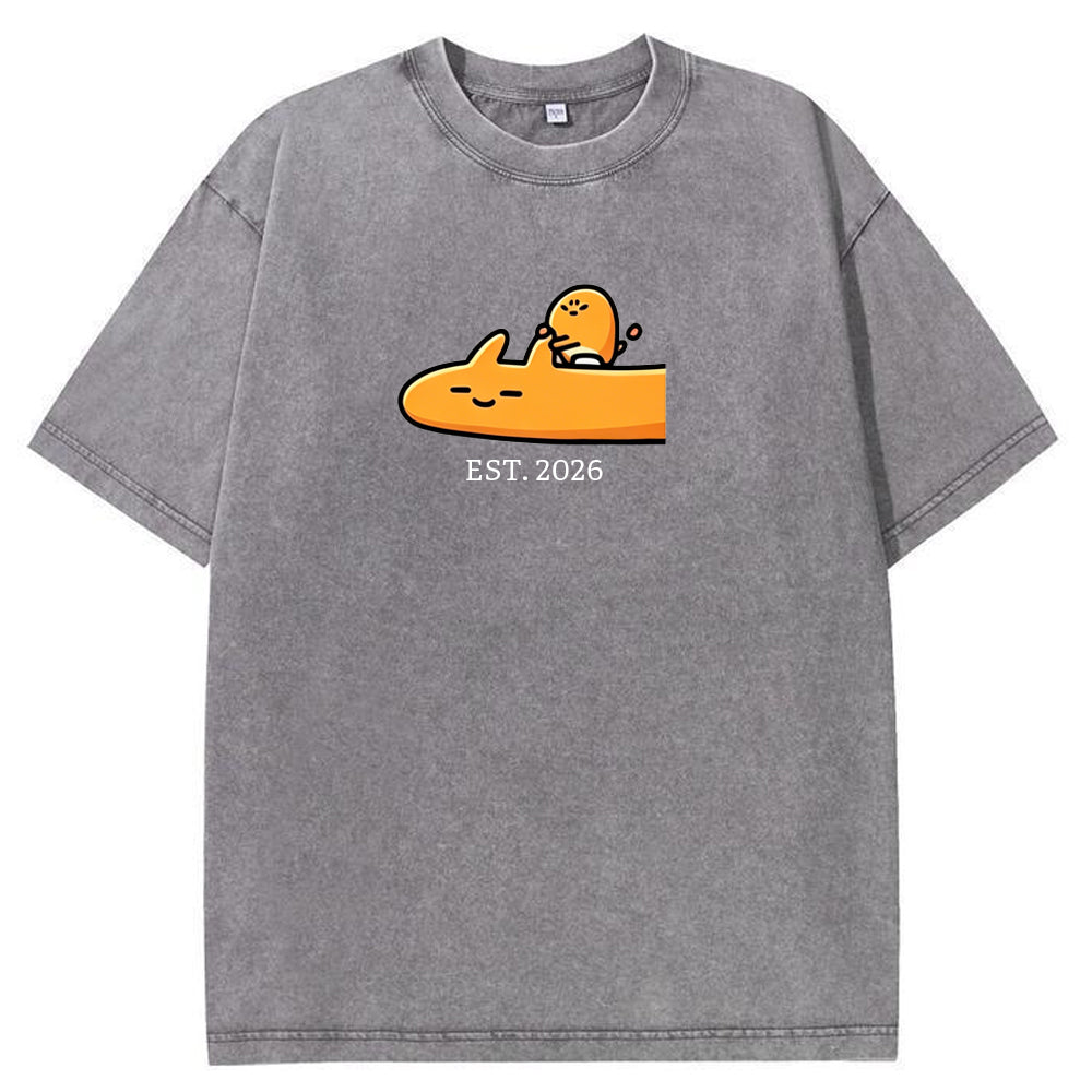 Cute Parent & Kid Charmander Vintage Washed T-Shirt