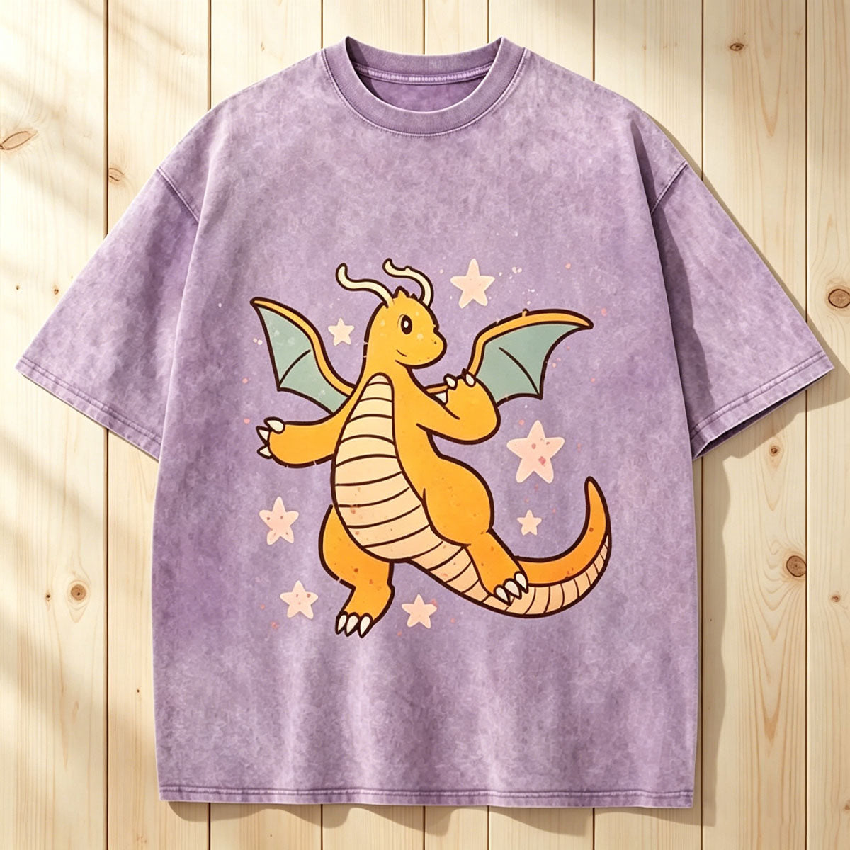 Pok¡§|mon Dragonite Unisex Vintage Washed Tee