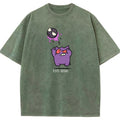 Cute Parent & Kid Gastly Gengar Basketball Vintage T-Shirt