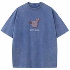 Cute Parent & Kid Gastly Haunter Gengar Cartoon Vintage T-Shirt