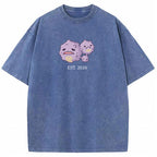 Cute Parent & Kid Weezing Vintage T-Shirt