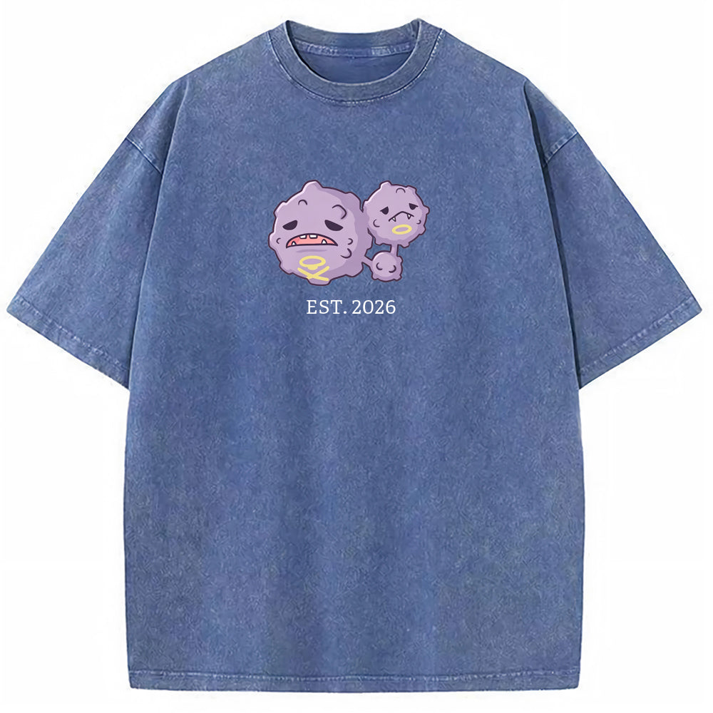 Cute Parent & Kid Weezing Vintage T-Shirt