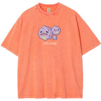Cute Parent & Kid Weezing Vintage T-Shirt