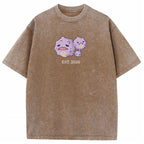 Cute Parent & Kid Weezing Vintage T-Shirt