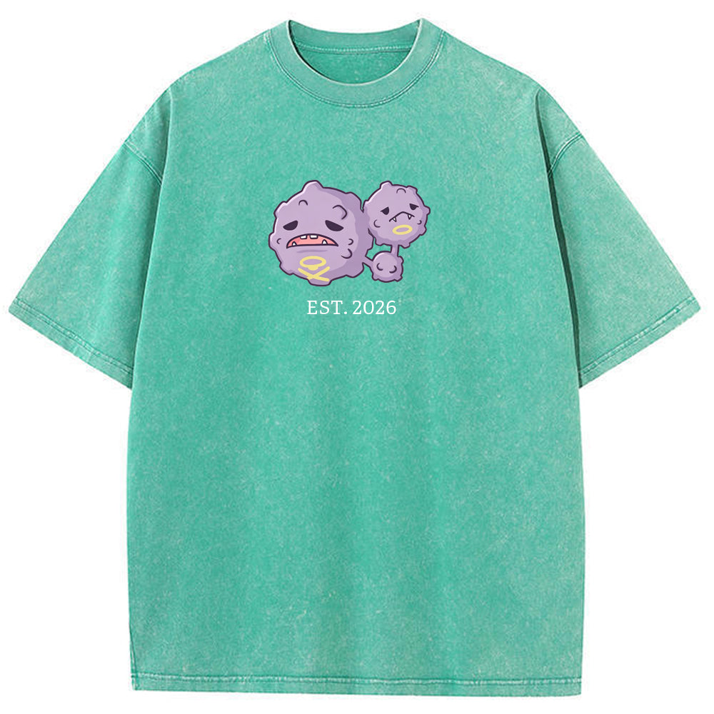Cute Parent & Kid Weezing Vintage T-Shirt