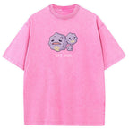 Cute Parent & Kid Weezing Vintage T-Shirt