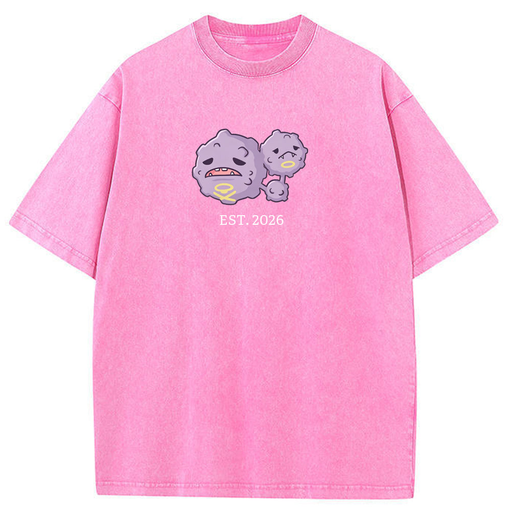 Cute Parent & Kid Weezing Vintage T-Shirt
