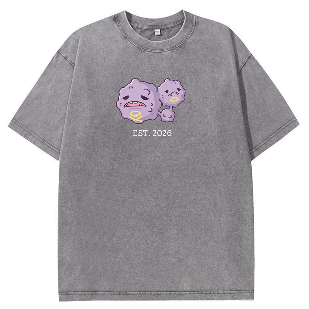 Cute Parent & Kid Weezing Vintage T-Shirt