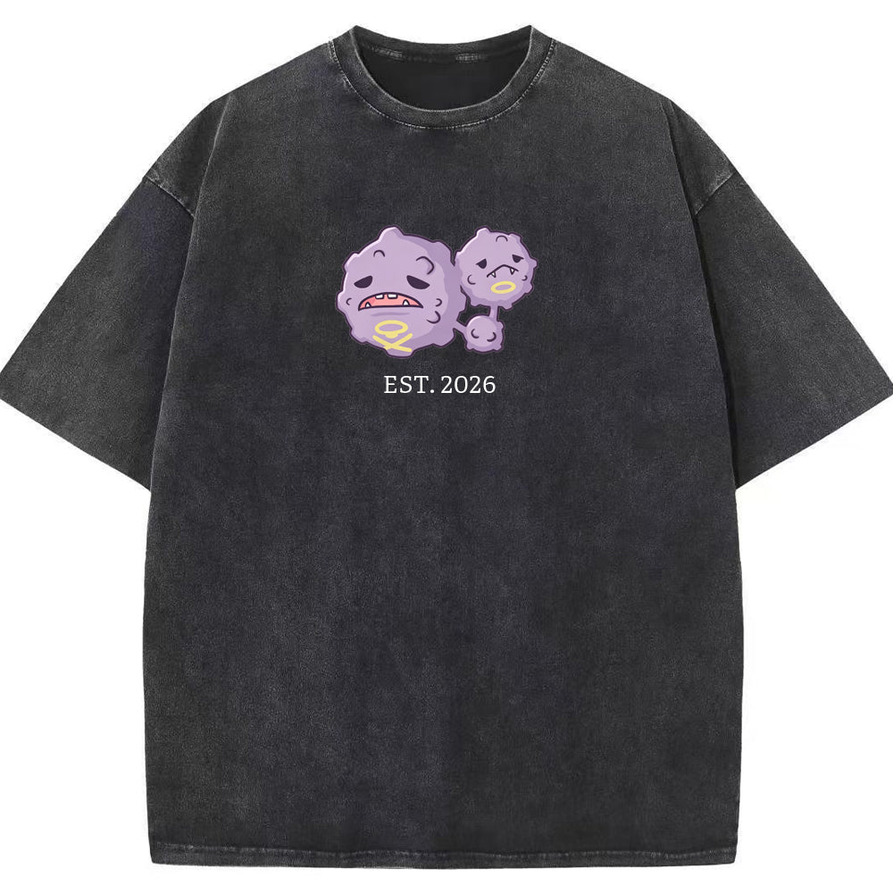 Cute Parent & Kid Weezing Vintage T-Shirt