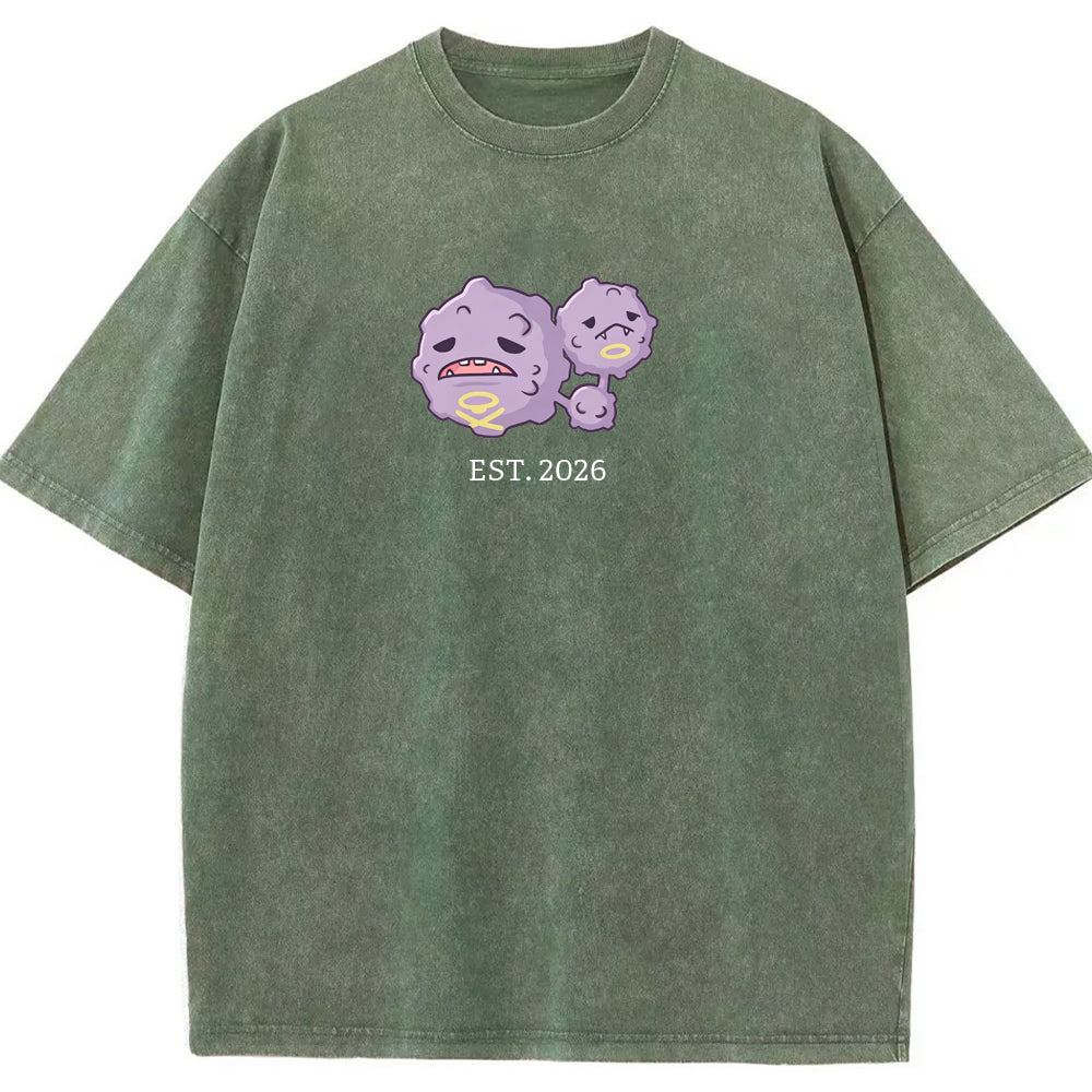 Cute Parent & Kid Weezing Vintage T-Shirt