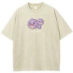 Cute Parent & Kid Weezing Vintage T-Shirt