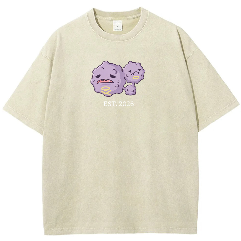 Cute Parent & Kid Weezing Vintage T-Shirt
