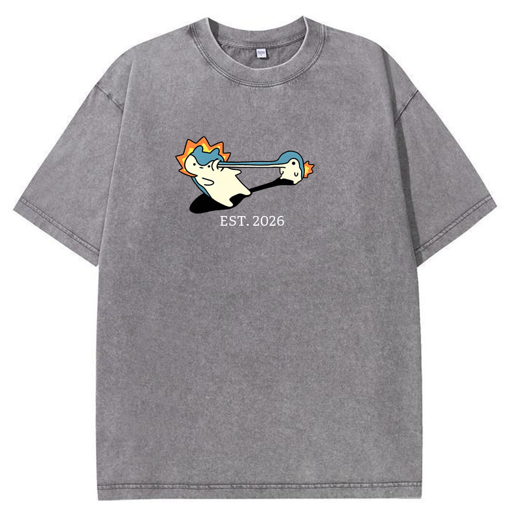 Cute Parent & Kid Quagsire Vintage T-Shirt