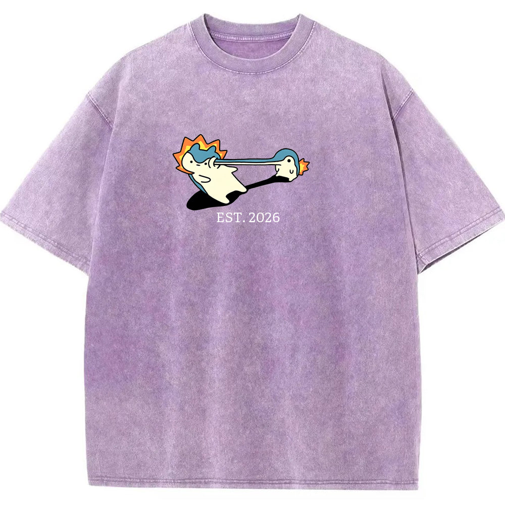 Cute Parent & Kid Quagsire Vintage T-Shirt