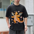 Pok¡§|mon Dragonite Unisex Vintage Washed Tee