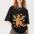 Pok¡§|mon Dragonite Unisex Vintage Washed Tee