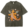 Pok¡§|mon Dragonite Unisex Vintage Washed Tee