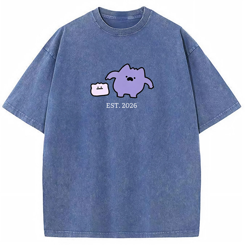 Cute Parent & Kid Ditto Vintage T-Shirt
