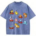 Pok¡§|mon Advanced Form Unisex Vintage Washed Tee