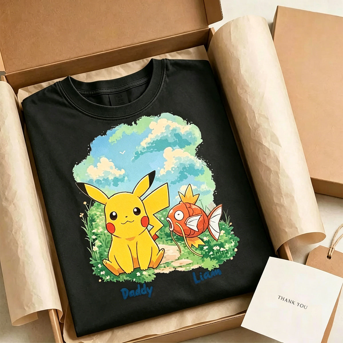 Custom Pok¡§| Dad Shirt