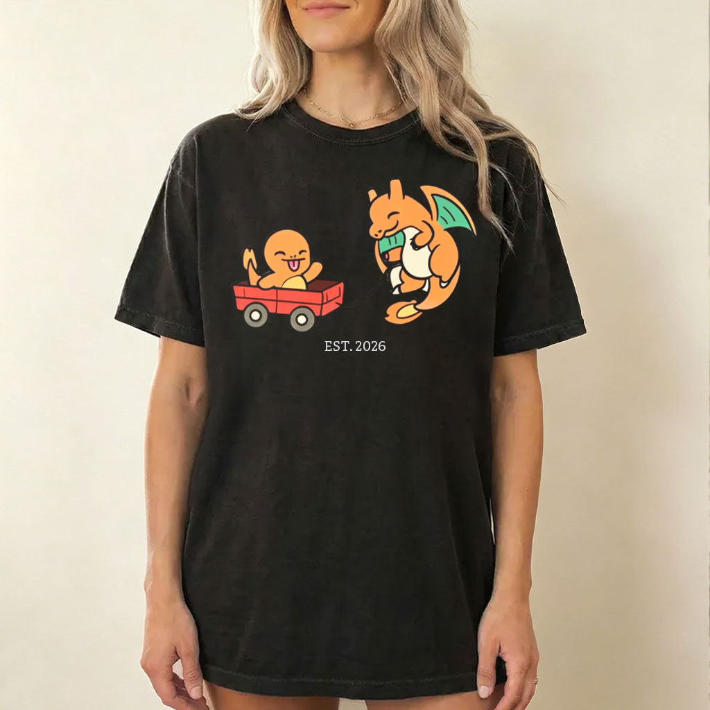 Custom EST. Year Personalized Pok¡§|mon Advanced Form DAD Vintage Washed Tee