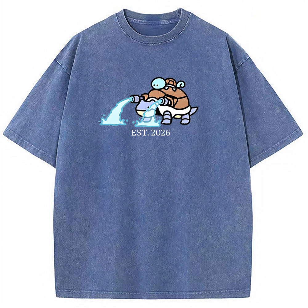Cute Parent & Kid Blastoise Vintage T-Shirt
