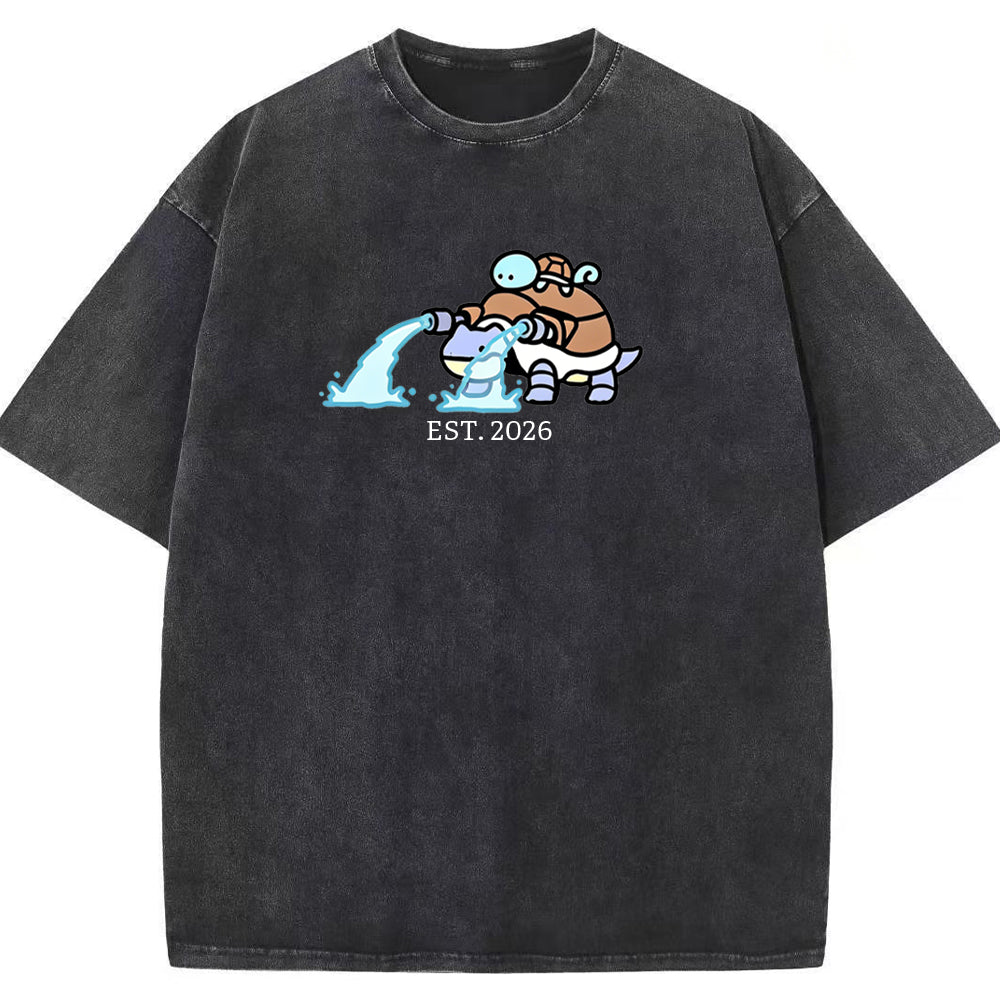 Cute Parent & Kid Blastoise Vintage T-Shirt