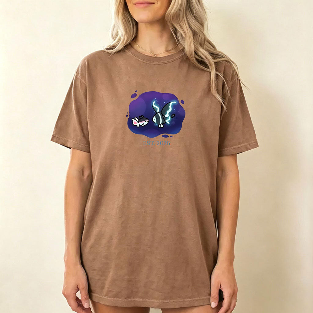 Cute Parent & Kid Lumineon Vintage Washed T-Shirt