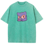 Mini Gengar & Ghastly Pocket Cute Cartoon Tee | Pokemon Anime