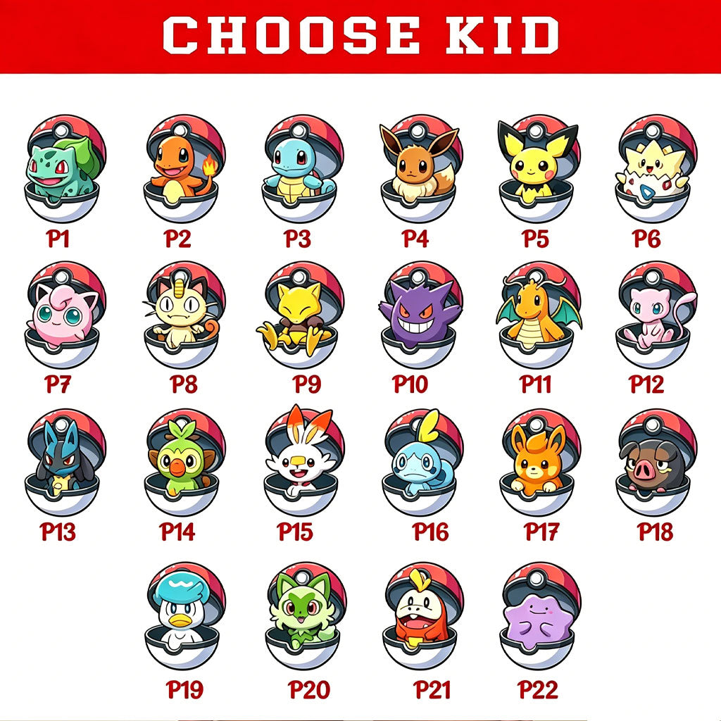 Custom Pok¡§|Mom Tee ¡§C Custom Pokeball Kids & Custom Est Year