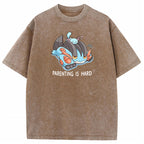 Parenting Is Hard Mudkip Parent Vintage Washed T-Shirt