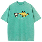 Cute Parent & Kid Pikachu Vintage T-Shirt