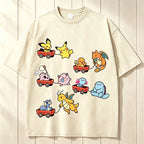 Pok¡§|mon Advanced Form Unisex Vintage Washed Tee