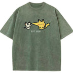 Cute Parent & Kid Pikachu Vintage T-Shirt