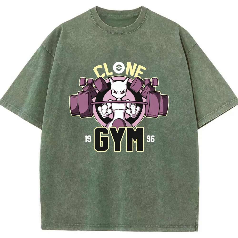 Grunge Ghost Gym Gengar Wash Vintage Tee | Pokemon Anime