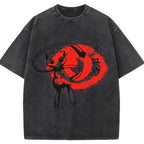 Ink Wash Mew Japanese Art Vintage Tee | Pokemon Anime