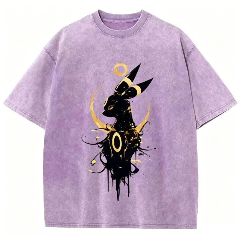 Umbreon Unisex Vintage Washed Tee