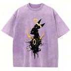 Umbreon Unisex Vintage Washed Tee