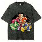 The Original Pok¡§|mon Unisex Vintage Washed Tee