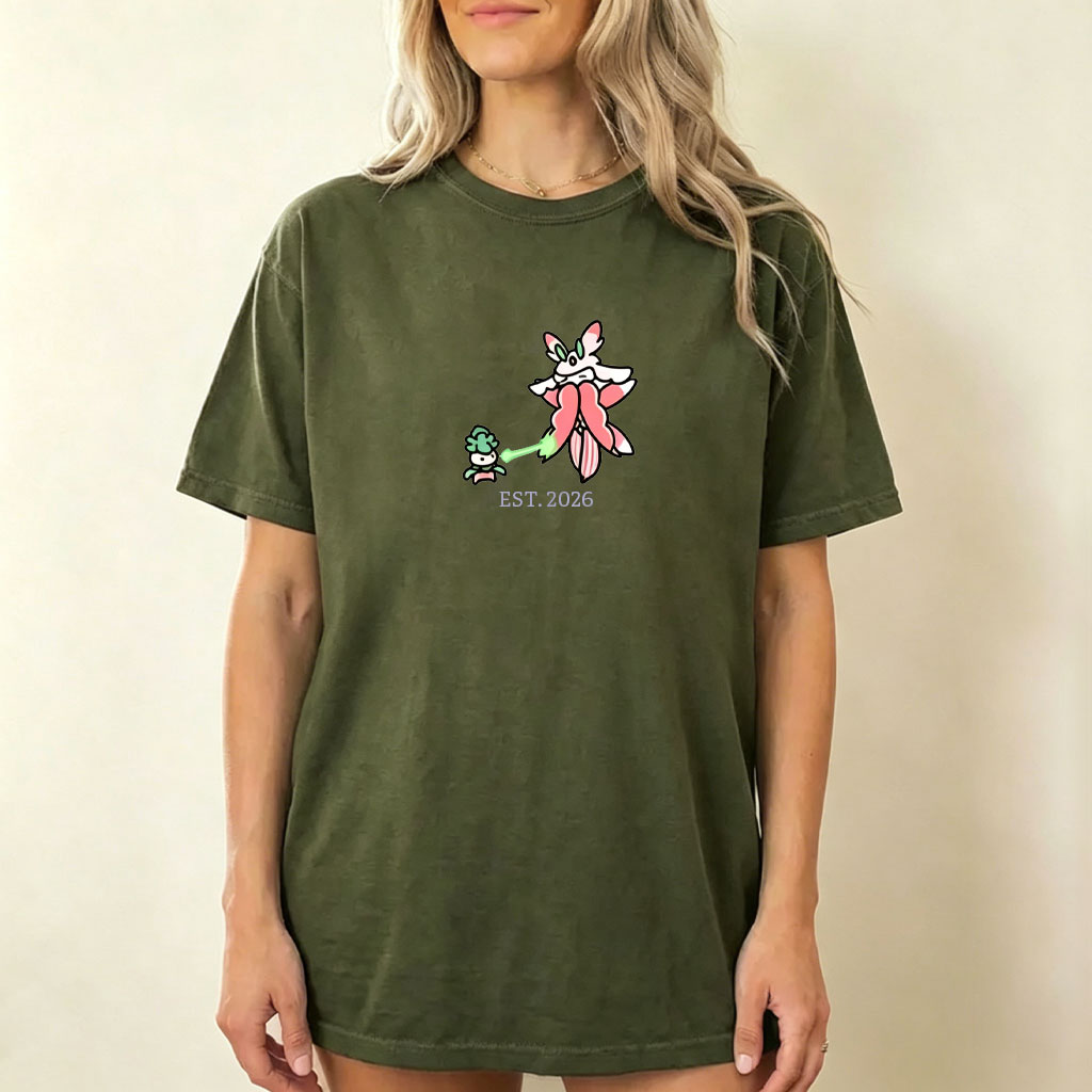 Cute Parent & Kid Floragato Vintage Washed T-Shirt