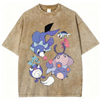 Pok?¡ì|mon Popplio And Mantyke Unisex Vintage Tee