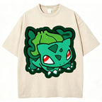Cute Bulbasaur Unisex Vintage Washed Tee