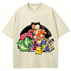 The Original Pok¡§|mon Unisex Vintage Washed Tee