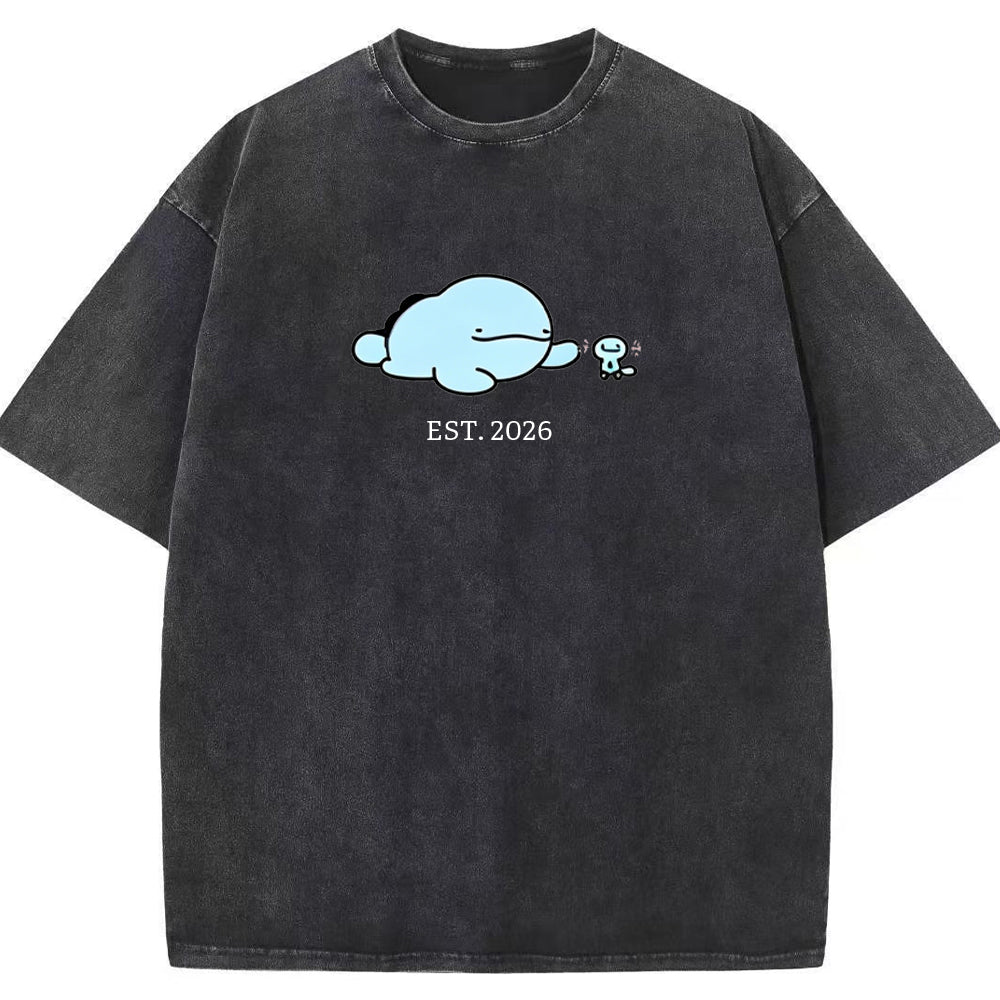 Cute Parent & Kid Quagsire Vintage Washed T-Shirt