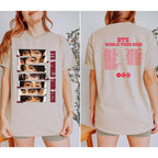 BTS Arirang World Tour Shirt, Fan Inspired Concert Tee